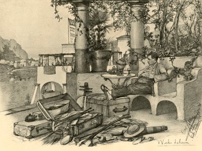 "الصفحة الرئيسية مرة أخرى" ، 1898. بواسطة كريستيان فيلهلم أليرز