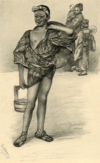 فتى ياباني ، 1898. بواسطة كريستيان فيلهلم أليرز