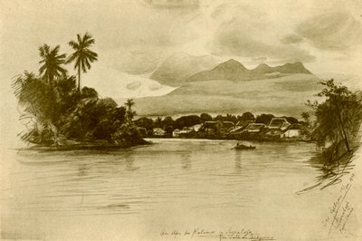نهر كالي ماس ، سروبايا ، جاوة ، 1898. بواسطة كريستيان فيلهلم أليرز