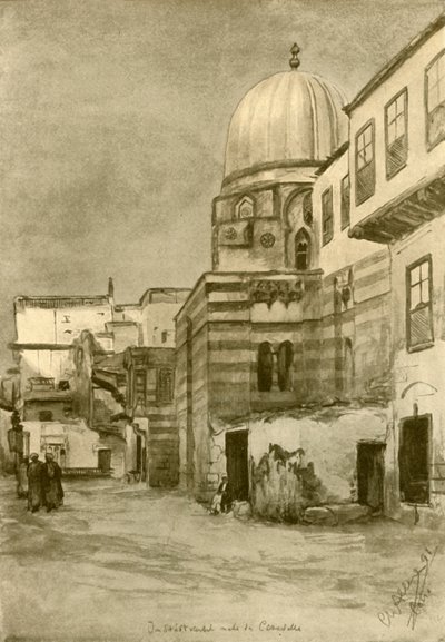 مسجد ، القاهرة ، مصر ، 1898. بواسطة كريستيان فيلهلم أليرز