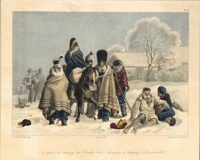 بالقرب من Smarhon في 3 ديسمبر 1812 ، 1820 بواسطة كريستيان فيلهلم فابر دو فور من