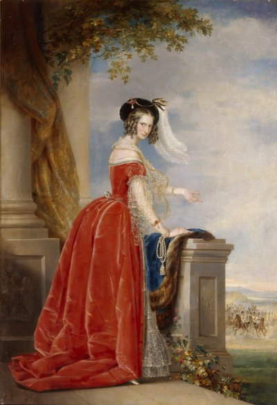 صورة الإمبراطورة ألكسندرا فيودوروفنا شارلوت من بروسيا ، زوجة الأباطرة نيكولاس الأول 1798-1860 ، بعد عام 1844 بواسطة كريستينا روبرتسون