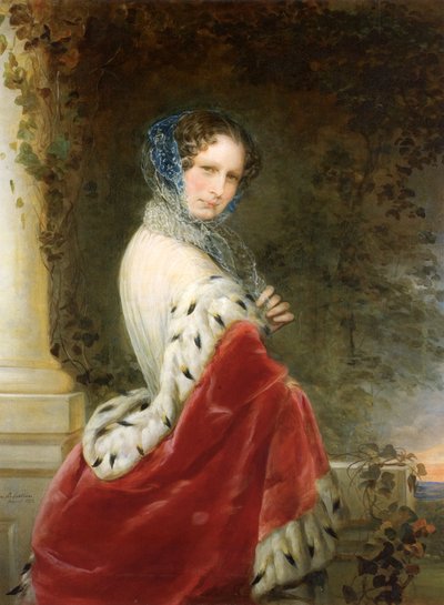 صورة الإمبراطورة ألكسندرا فيودوروفنا شارلوت من بروسيا ، زوجة الأباطرة نيكولاس الأول 1798-1860 ، 1852 بواسطة كريستينا روبرتسون