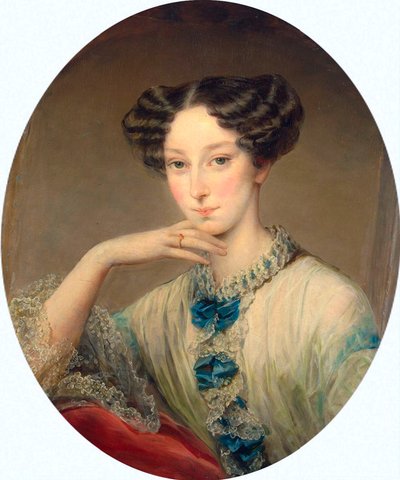 صورة للدوقة الكبرى ماريا ألكساندروفنا 1824-1880 ، 1850. بواسطة كريستينا روبرتسون