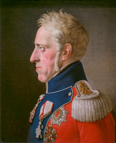 فريدريك السادس، ملك الدنمارك بواسطة Christoffer-Wilhelm Eckersberg