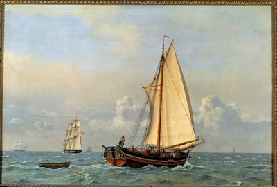 بطانة دنماركية سابقة تعود إلى الوراء في عام 1831 لوحة كريستوفر فيلهلم إيكرسبيرغ (1783-1853) بواسطة كريستوفر فيلهلم إكرسبيرج