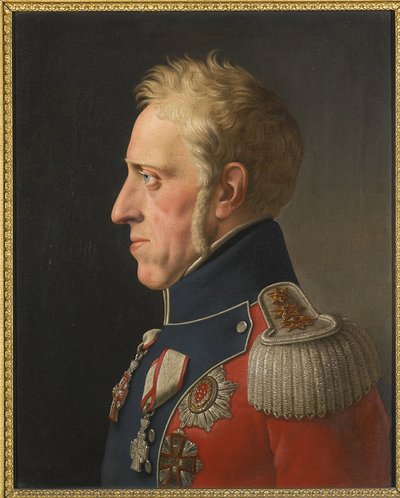 فريدريك السادس دي دانمارك - صورة فريدريك السادس ملك الدنمارك (1768-1839) - كريستوفر فيلهلم إكرسبيرغ (1783-1853). زيت على قماش بواسطة كريستوفر فيلهلم إكرسبيرج