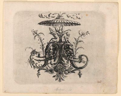 اللوحة 26 ، من Neüw Grotteßken Buch (كتاب Grotesque الجديد) بواسطة كريستوف جامنيتسر