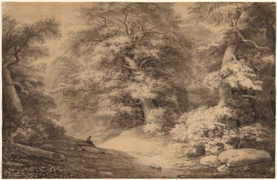 خشب زان مع مسافر يستريح ، 1803. بواسطة كريستوف ناث