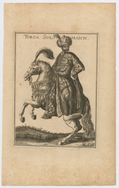 سليمان الثاني 1642-1691 سلطان الدولة العثمانية 1710 بواسطة كريستوف ويجل