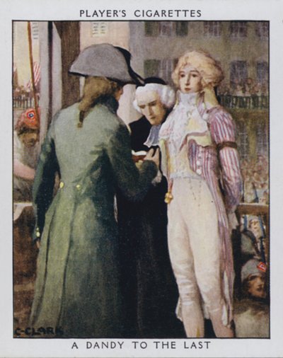 Dandy to the Last ، مثل Samson ، الجلاد ، يسأل عما إذا كان بإمكانه إزالة ربطة عنق الأرستقراطي (اللون الليثو) بواسطة كريستوفر (بعد) كلارك