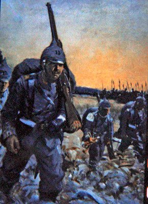 المشاة الألمانية عام 1914 في الزي الميداني (لون ليثو) بواسطة كريستوفر (بعد) كلارك