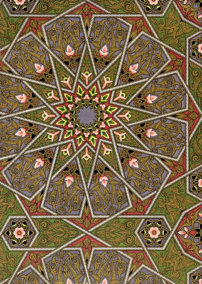 اللوحة الأولى من "دراسات في التصميم" ، ص 1874-76 بواسطة كريستوفر دريسر