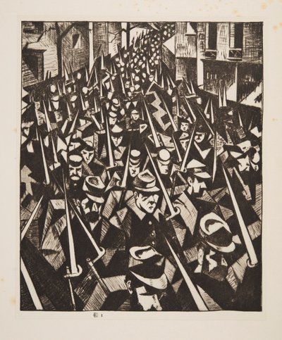 الفجر ، 1914 ، حانة. 1915. بواسطة كريستوفر ريتشارد وين نيفنسون