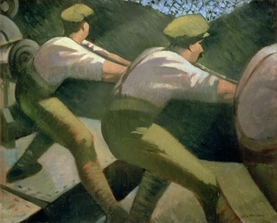 تحميل بندقية في الخنادق 1918 بواسطة كريستوفر ريتشارد وين نيفنسون