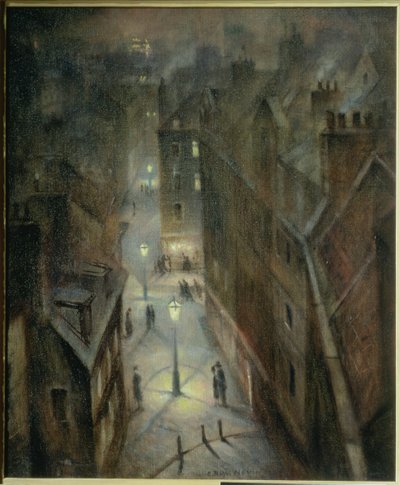سوهو الشفق ، 1924 بواسطة Christopher Richard Wynne Nevinson