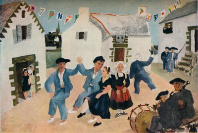الرقص البحارة ، بريتاني كريستوفر وودز ، 1930 ، 1936. بواسطة كريستوفر وود