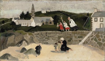 The Sacrament، Ploaré، Brittany (زيت على ظهر السفينة) بواسطة كريستوفر وود
