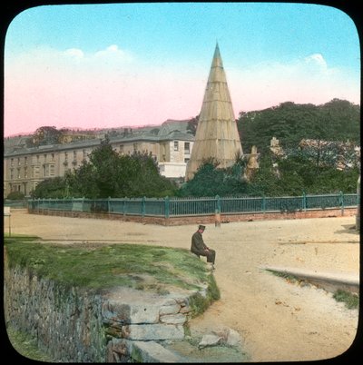 Killigrew Monument ، Falmouth ، Cornwall ، أواخر القرن التاسع عشر أو أوائل القرن العشرين بواسطة قسم فانوس جيش الكنيسة