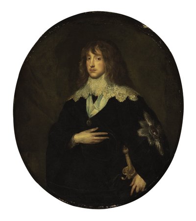 صورة شخصية للأمير تشارلز لويس، ناخب بالاتين (1617-1680) بصفته فارساً من رتبة فارس بواسطة دائرة أنتوني فان ديك