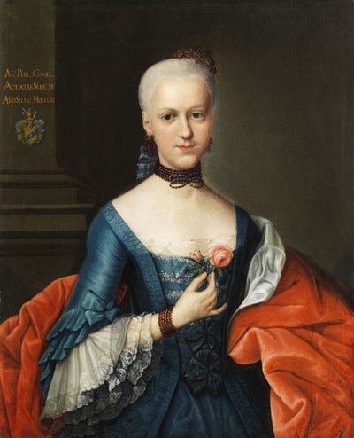 صورة لسيدة نبيلة شابة بواسطة Circle of Johann Heinrich Tischbein
