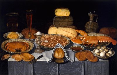 Still Life with Crab، Shrimps and Lobster par Peeters ، كلارا (1594-1658) ، حوالي 1637-1640 - زيت على خشب ، 70.8x108.9 - متحف الفنون الجميلة ، هيوستن بواسطة شارلوت إيفانز