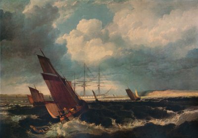 حراسة قبالة نوري ، c1844 بواسطة كلاركسون ستانفيلد