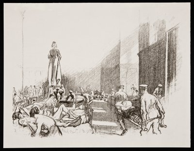 "في مستشفى في إنجلترا" ، 1917 بواسطة كلود ألين شيبرسون