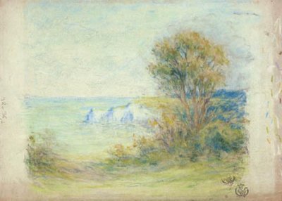 المنحدرات في Etretat بواسطة Claude Emile Schuffenecker