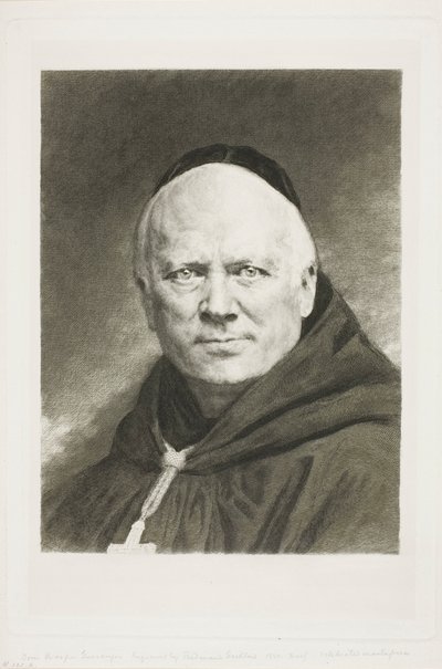 دوم بروسبر غيرانجير، رئيس دير سوليسميس بواسطة Claude Ferdinand Gaillard