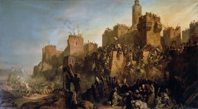 الاستيلاء على القدس من قبل جاك دي مولاي عام 1299 بواسطة كلود جاكوند