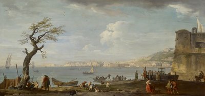 نابولي ، منظر للخليج من الشمال ، حوالي عام 1742 (زيت على قماش) بواسطة كلود جوزيف فيرنيه
