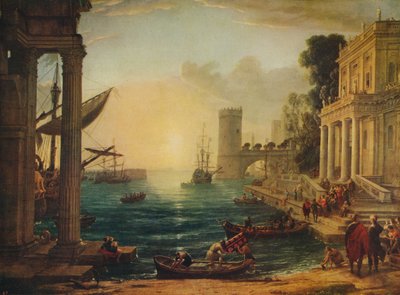 صعود ملكة سبأ ، 1648 ، حوالي 1915 بواسطة كلود لورين