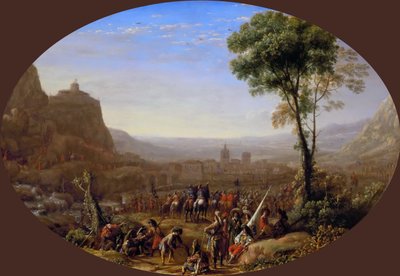 تمريرة سوسا التي اتخذها لويس الثالث عشر في عام 1629 ، حوالي عام 1631. بواسطة كلود لورين