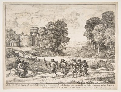 الوقت ، أبولو والفصول ، 1662. بواسطة كلود لورين