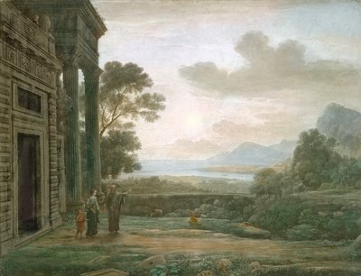 طرد هاجر ، 1668 بواسطة كلود لورين