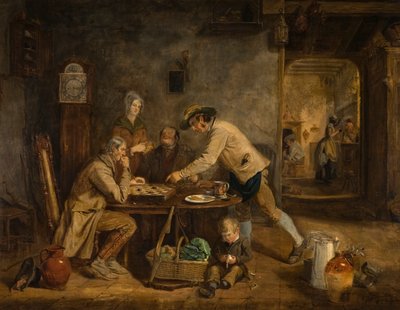 مشروع اللاعبين ، 1844 بواسطة كلود لورين RW نورسي