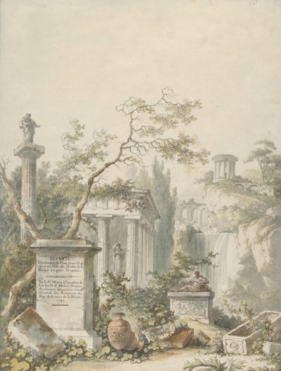 تصميم لواجهة ، 1782. بواسطة كلود لويس شاتليت
