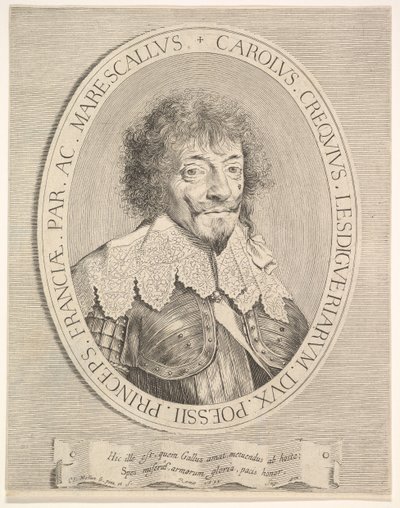 تشارلز الأول من Créquy ، دوق Lesdiguières ، 1633. بواسطة كلود ميلان