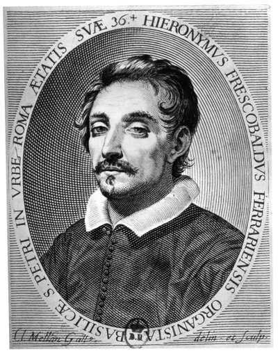 كان جيرولامو فريسكوبالدي 1583 - 1643 موسيقيًا من فيرارا بواسطة كلود ميلان