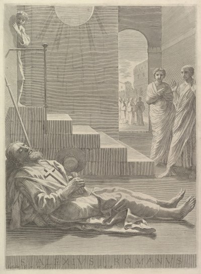 سانت ألكسيس ، 1649. بواسطة كلود ميلان