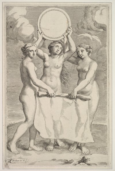 النعم الثلاث ، 1659. بواسطة كلود ميلان