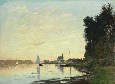 Argenteuil ، وقت متأخر بعد الظهر ، 1872 بواسطة كلود مونيه