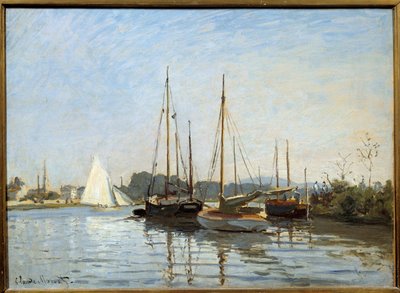 قوارب متعة في Argenteuil لوحة لكلود مونيه (1840-1926) 1873 صن. 0.49x0.65 م باريس ، متحف دورسيه - قوارب المتعة في Argenteuil. لوحة لكلود مونيه (1840-1926) بواسطة كلود مونيه