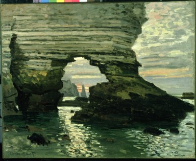 Cliff at Etretat ، c.1868-69 بواسطة كلود مونيه