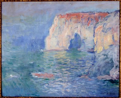 Etretat ، la manneporte ، refllets sur l