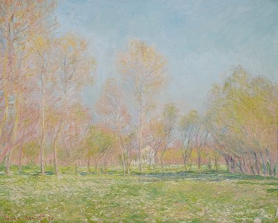 فصل الربيع في جيفيرني. 1890 بواسطة كلود مونيه