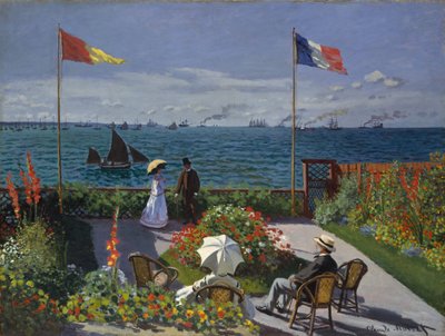 حديقة في Sainte-Adresse بواسطة كلود مونيه