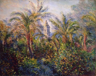 حديقة في بورديغيرا ، انطباع الصباح. 1884 بواسطة كلود مونيه