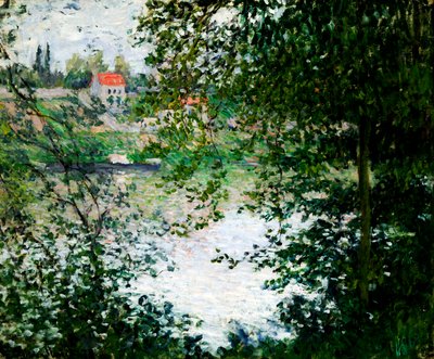 Ile de La Grande Jatte عبر الأشجار ، 1878 بواسطة كلود مونيه